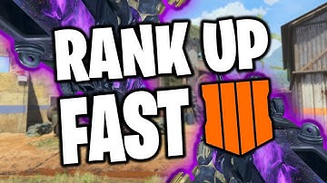 How to RANK UP FAST! on Black Ops 4 ( Fastest way to LEVEL UP bo4 MULTIPLAYER tutorial )