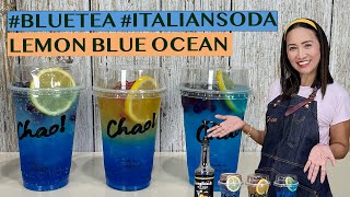 TRENDING SUMMER REFRESHERS: TRUE BLUE Blue Ocean Lemon Drinks Using Commercial Syrup screenshot 5