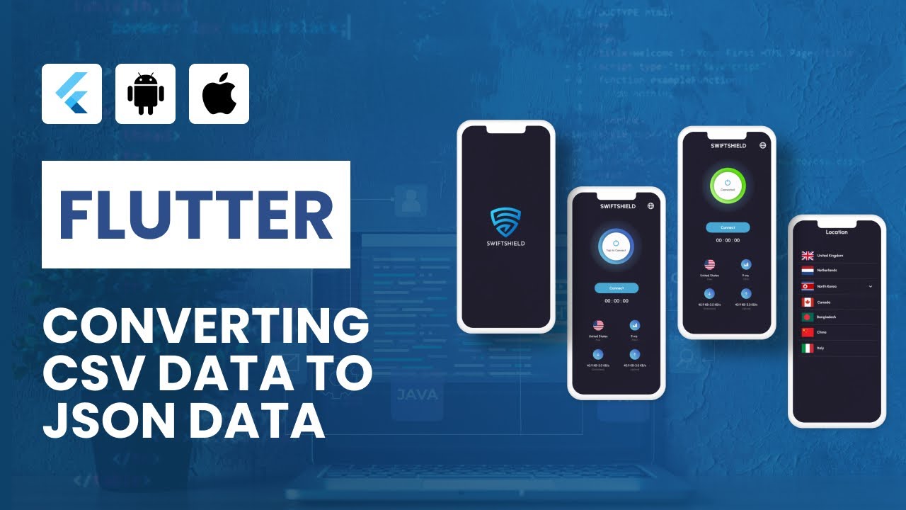 Converting CSV Data to Json Data in VPN App | Flutter | Thrilling Tech ...