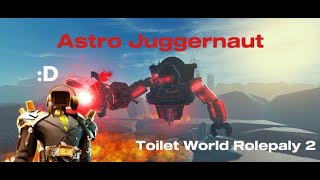 Showcasing new Juggernaut morph in Toilet World Roleplay 2! 🔥 [Roblox]