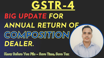 How to File #gstr4 (Annual Return) by #composition Taxpayer in 2025.