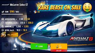 McLaren Solus GT Unlocking, Upgrading & Multiplayer Test | Asphalt 8 Airborne