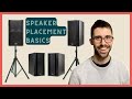 Speaker placement basics for small concerts djs and portable churches