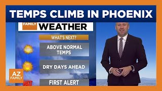 Weather changes this workweek for Phoenix area