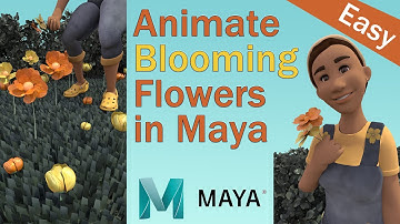 How to Animate a Blooming Flower in Maya
