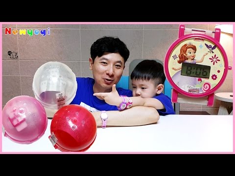 디즈니 손목시계 남자가 차도 예쁘네? ㅎㅎ 가챠 뽑기 뉴욕이랑 놀자 NY Toys