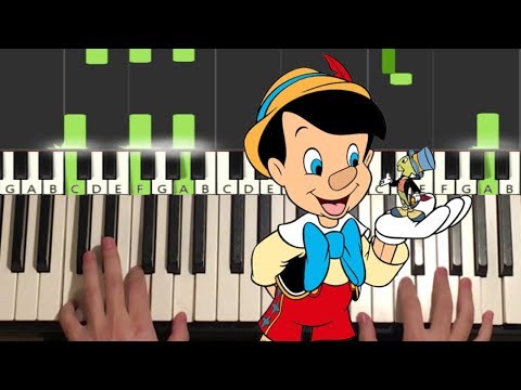 pinocchio---when-you-wish-upon-a-star-(piano-tutorial-lesson)