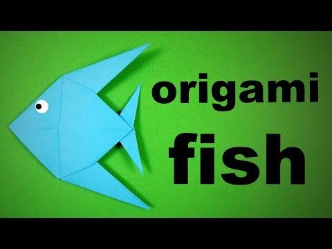 Video: Paano Gumawa Ng Isang Origami Na Isda