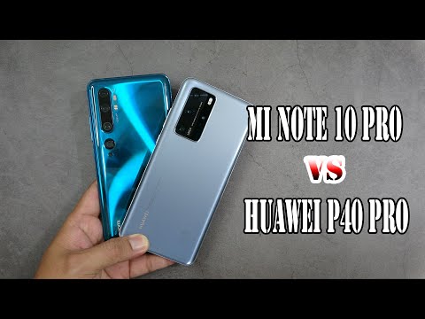 Xiaomi MI note 10 Pro vs Huawei P40 Pro | SpeedTest and Camera comparison