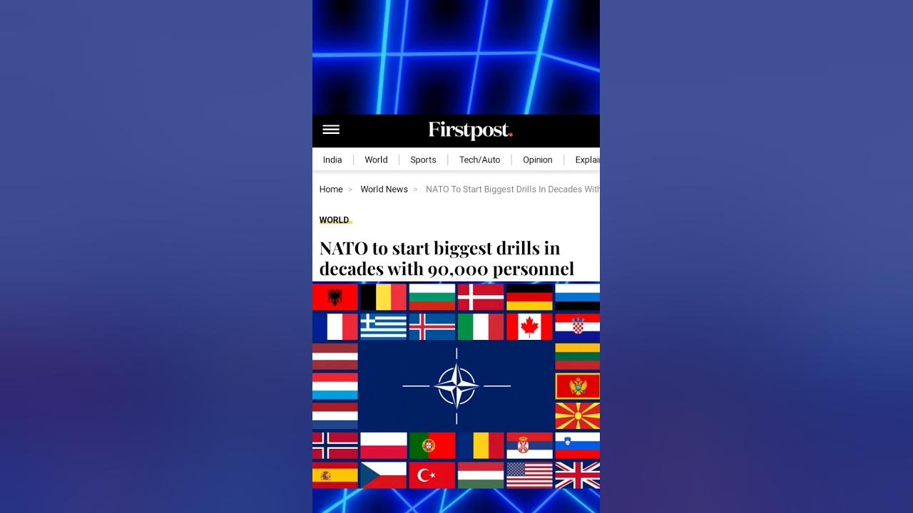 NATO's Biggest Military Exercise Steadfast defender 2024 drills