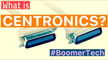 What is a Centronics Interface? #BoomerTech