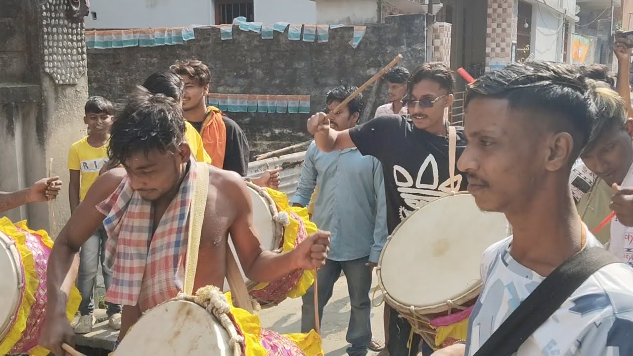 CHAND DHOL TASA VS GANGA DHOL TASA || NABADWIP RAS 2024 💪💥💯