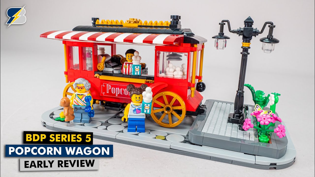 Bricklink Designer Program Series 5 - Popcorn Wagon early review 
