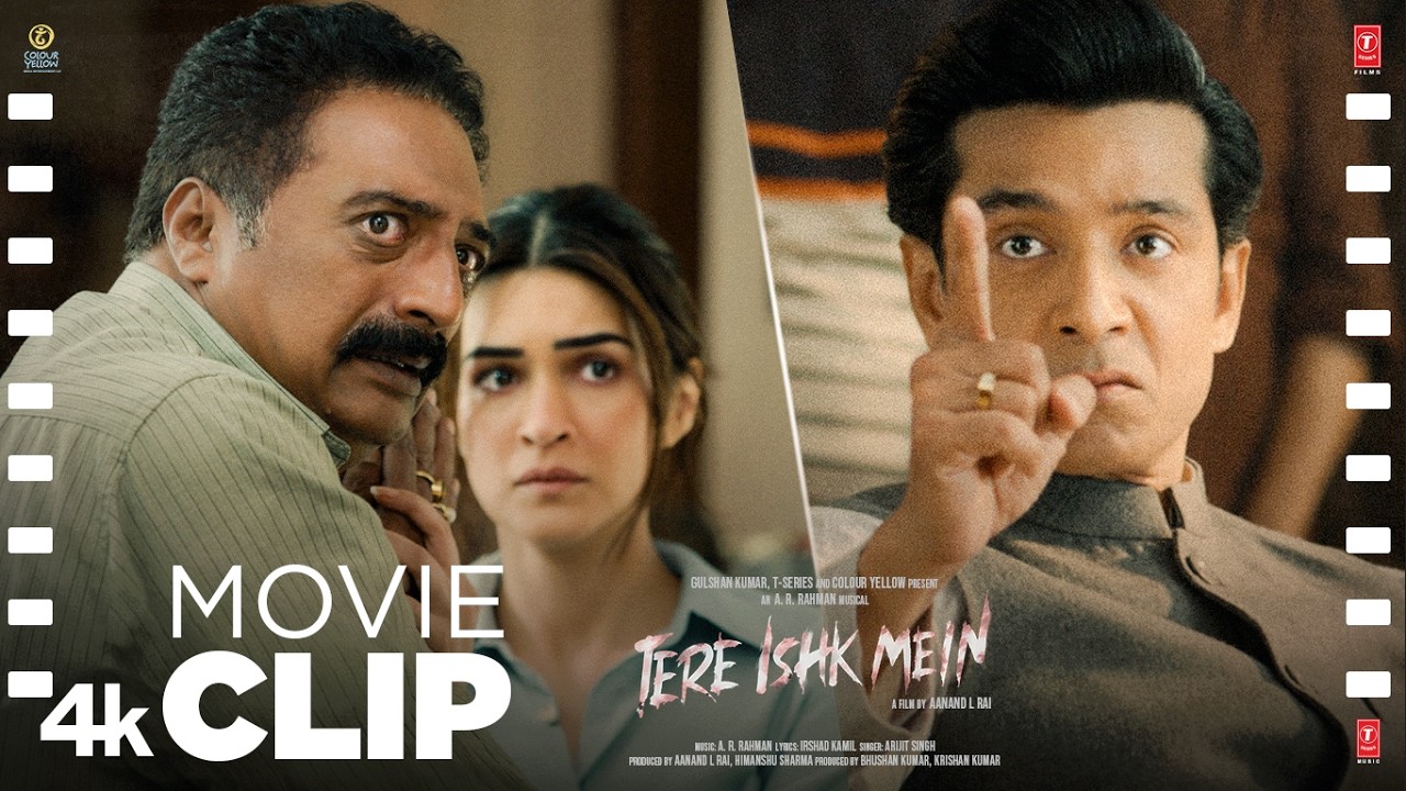 "Dhanush's Father Begs for His Bail💔- Emotional Scene" | Tere Ishk Mein |Kriti S|Aanand LR|Bhushan K