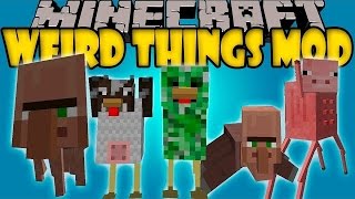 Minecraft: Mod Showcase Weird Things Mod