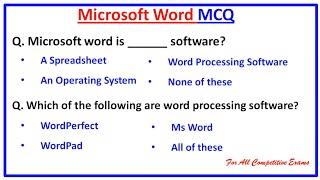 Top 50 MS Word MCQ Question and Answers screenshot 5
