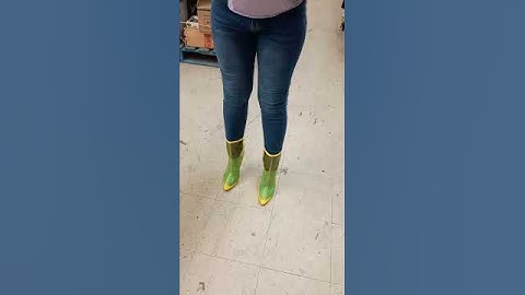high heel rain boots? 😅
