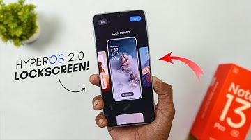 🔥Enable HyperOS 2.0 LOCKSCREEN on Redmi Note 13 Pro 5G/ Poco X6 5G⚡