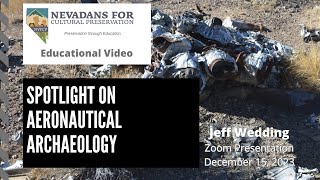 Spotlight on Aeronautical Archaeology