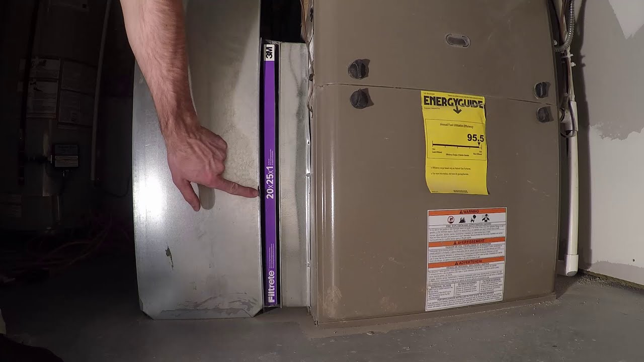 Changing Furnace Air Filter YouTube