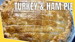 Turkey leftovers Recipe Episode 1/ Easy Turkey and Ham Pie Recipe/ Quick turkey recipe