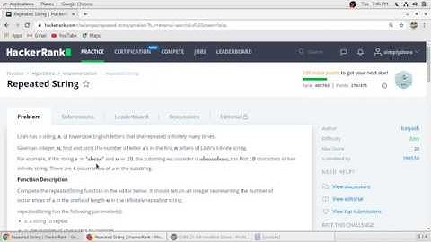 Repeated String Hacker Rank Solution in C Programming