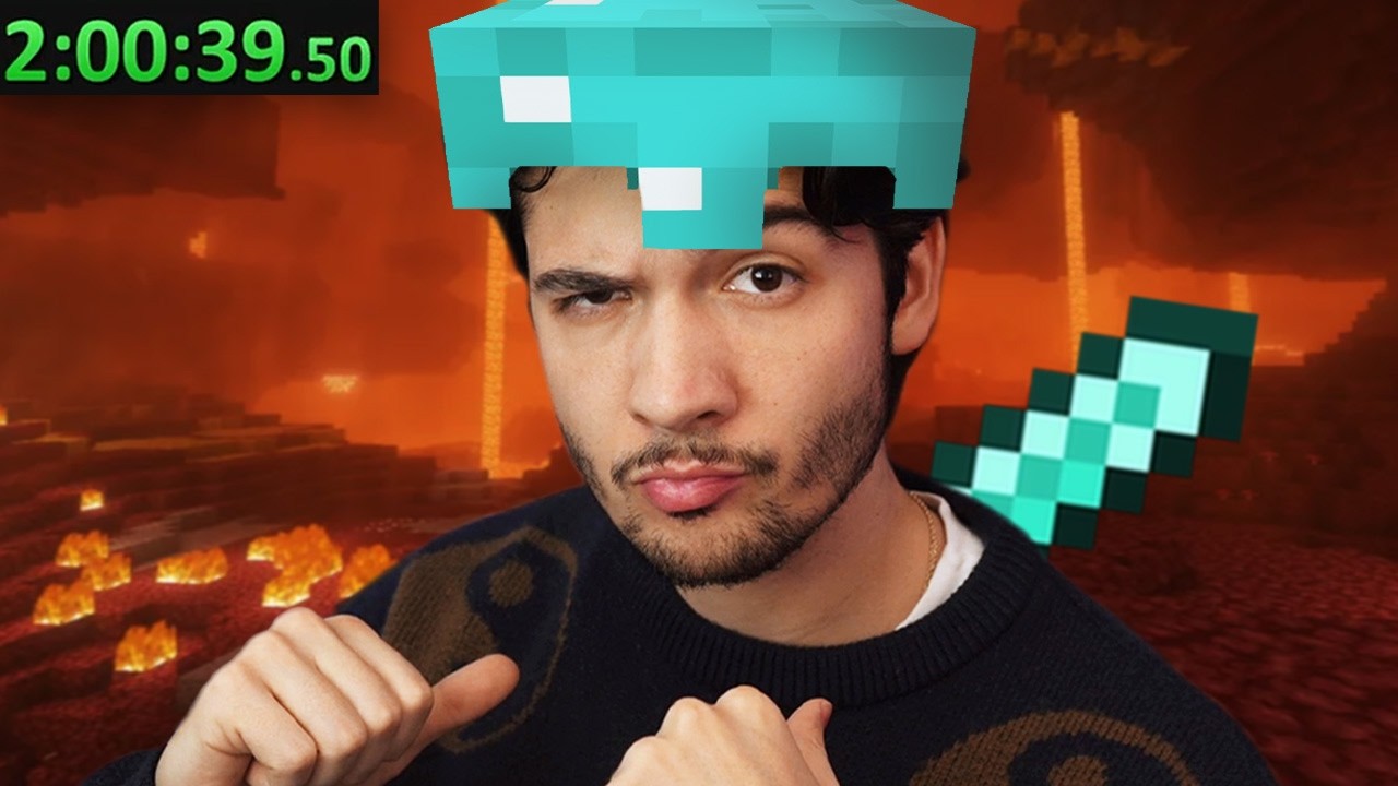 practicing minecraft speedruns. becoming the best to ever do it. - YouTube