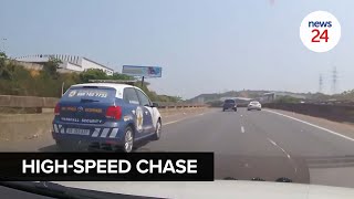 WATCH | Private security in KZN apprehends suspects after high-speed chase