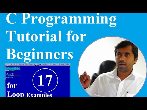 C Language Tutorial for Beginners  |#17 For Loop Examples