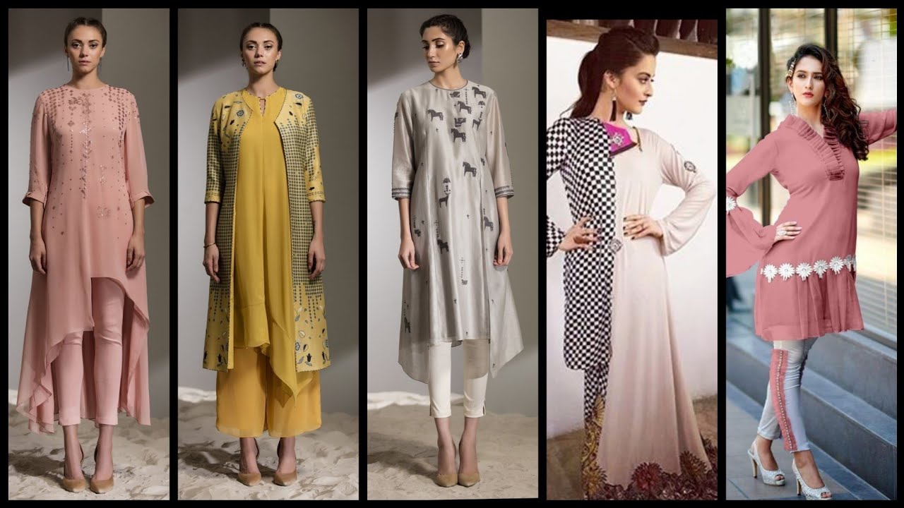 Top Trending Fashionable New Georgette Kurti Designs For Girls