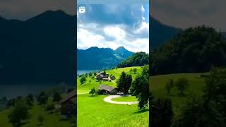 Video thumbnail of "Beautiful swiss view #shorts #shortsfeed  #nature #yoyochopra"