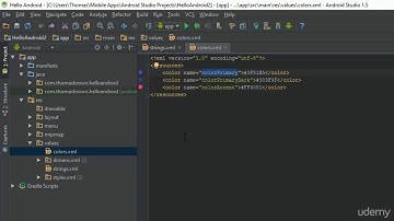 2.3 - Res directory - values folder - Android App Development