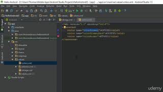 Celebrity 2.3 - Res directory - values folder - Android App Development Profile