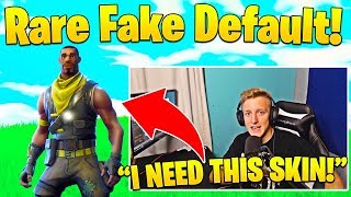 Tfue Shocked When He Finds Extremely Rare Fake Default Skin He Wants