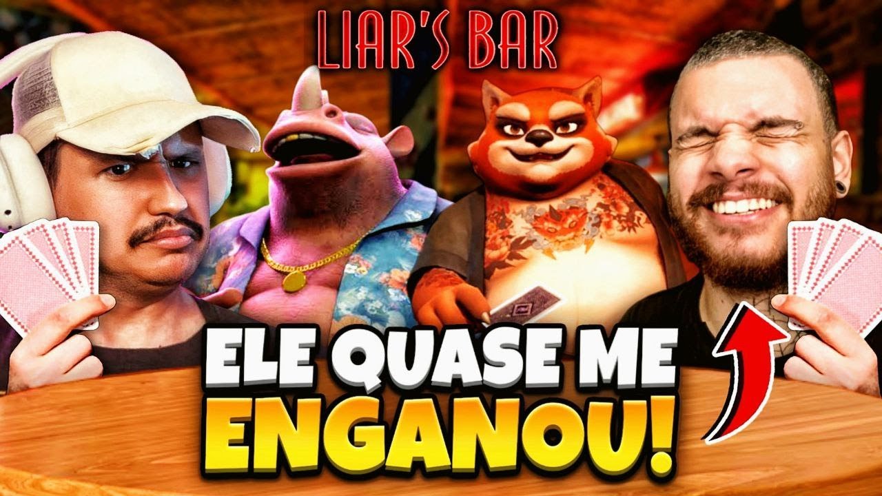 4 IDIOTAS TENTANDO ENGANAR UM AO OUTRO NO LIAR'S BAR