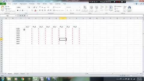 Tự học   Lập trình VĐK 8051 Bài 1 2 tiếp   Lập trình Nháy led đơn  nháy sáng dần dùng Mảng