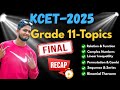 Must-Know Grade 11 Maths Formulas for KCET 2025🔥Quick Revision! #kcet2025  #mathsformulas #kcettips