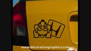 Get Original JDM Decals! Exclusive Designs.