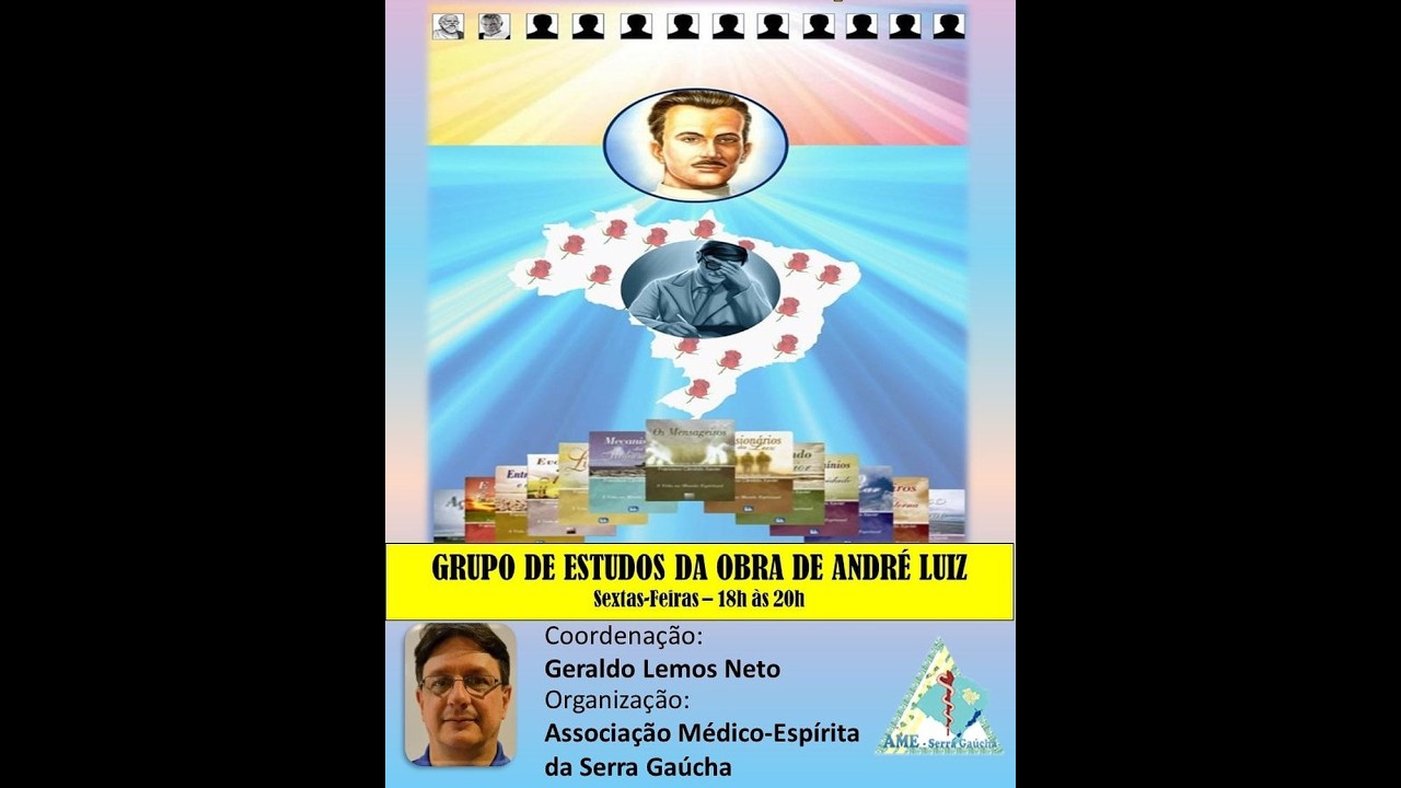 “Estudo da obra de André Luiz - Parte 50”, com Geraldo Lemos Neto
