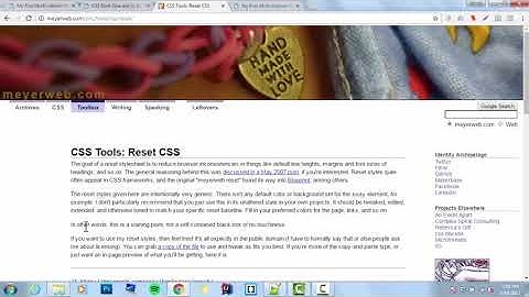 CSS Reset