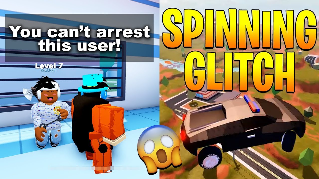 New Jailbreak Glitches Teleporting Glitch Arresting Glitch Roblox Youtube - roblox jailbreak you spin