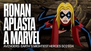 Ronan aplasta a Ms  Marvel | Avengers: Earth´s Mightiest Heroes