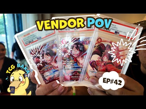 BUYING THE OG LUFFY GRAILS | Socal Card Con | One Piece TCG Vendor POV EP 42