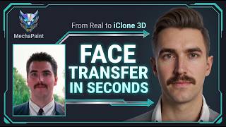 Using MechaPaint to Face Swap an iClone face