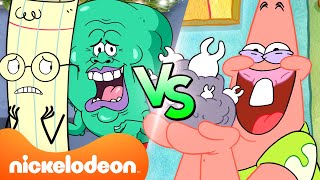 Who’s Weirder? Rock Paper Scissors vs. Patrick Star 🤪 | Nicktoons