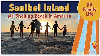 Sanibel Island, FL  The Best Shelling Beach in America  Full time RV family of 9