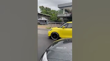 YELLOW WRAPPED SWIFT IN KERALA | FULLY CUSTOMIZED MARUTI SWIFT💛 #swift #modified