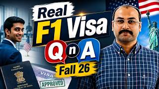 US Visa F1 Interview Questions and Answers | Fall 2026 | 61 % Rejections in 2025