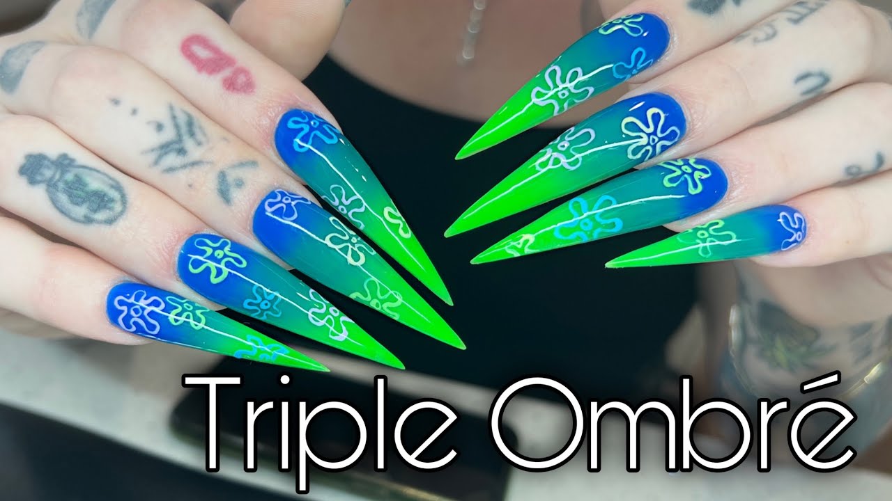 Watch Me Work Acrylic Rebalance + Fun Nail Design YouTube