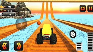 Monster Truck Stunt Water Racing Game | Monster Truck Games | Android Gameplay #100 screenshot 3